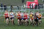 Senior boys 2019 New Balance English Schools Cross Country Champs, Temple Newsam, Leeds. Photo:  David T. Hewitson/Sports for All Pics